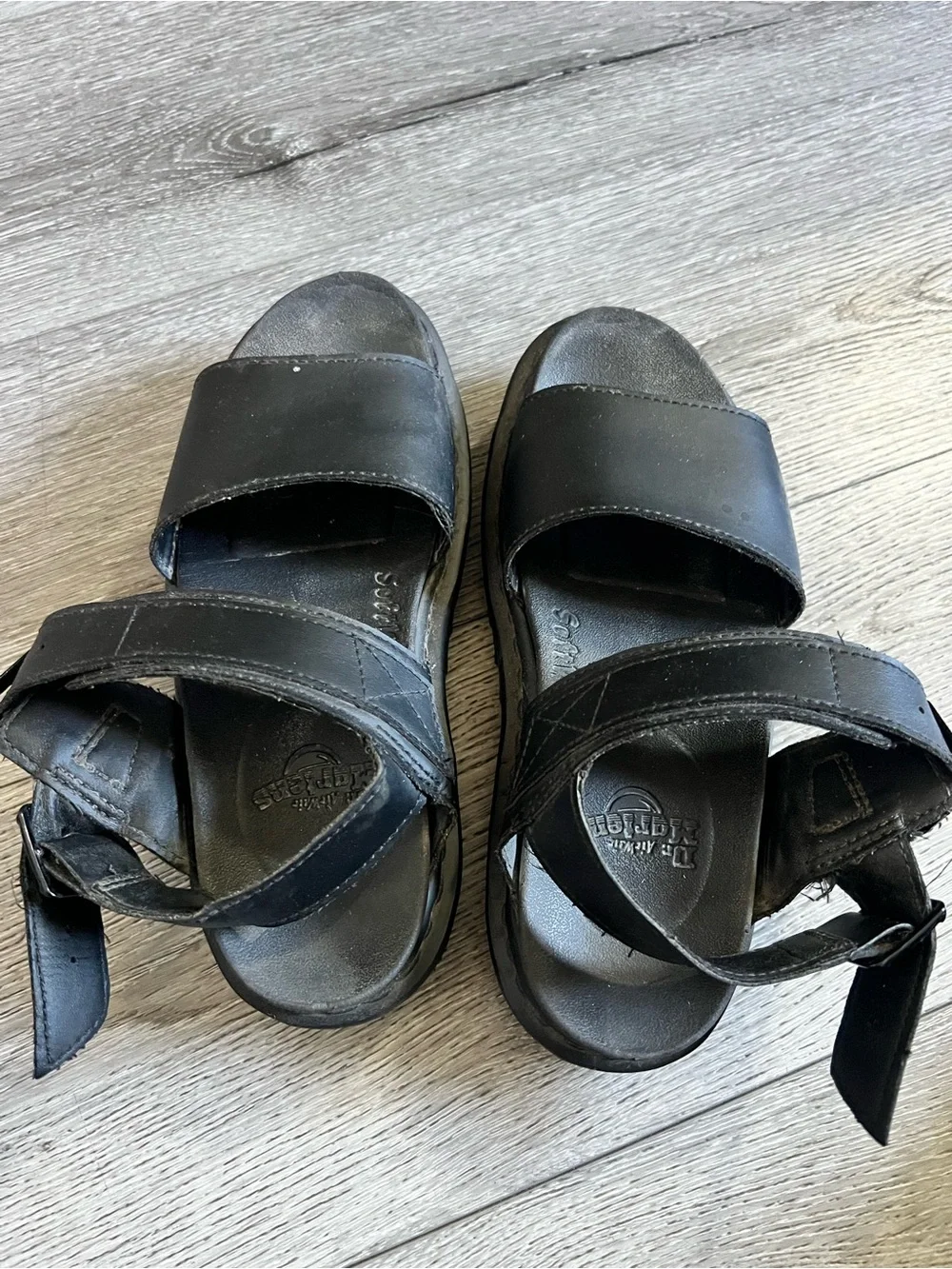 Dr. Martens Voss Hydro leather platform sandals